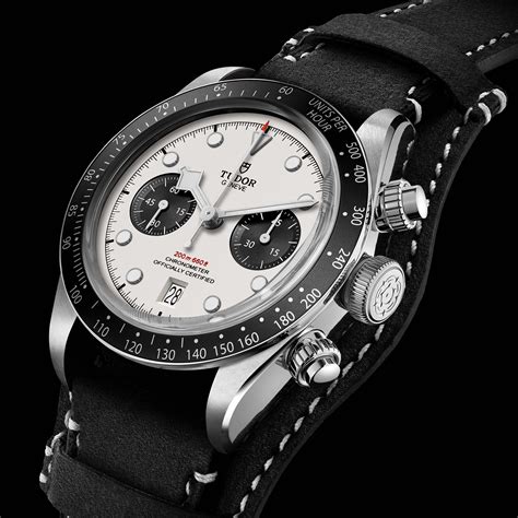 tudor black bay chrono black dial|tudor black bay watch price.